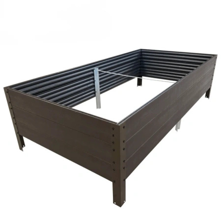 Warzywniak – podwyższona grządka – brąz GPPS 150 x 75 x 30 cm Vegano