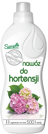 Nawóz do hortensji ogrodowych i bukietowych – szybko przyswajalny – 1 l Sumin