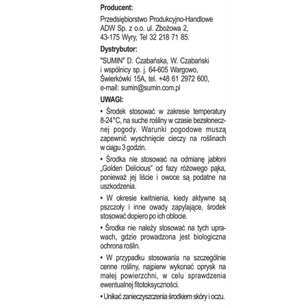 Laser 940 EC na szkodniki w warzywach i roślinach ozdobnych – 25 ml Sumin