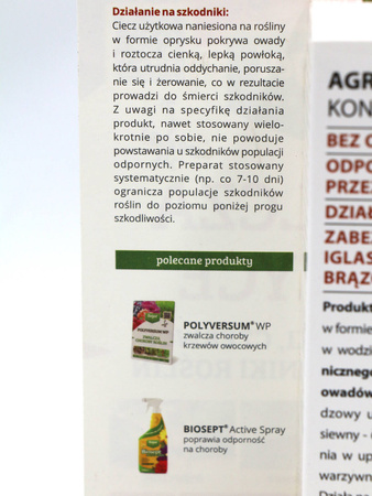 Agrocover na szkodniki roślin domowych – mszyce, przędziorki, miseczniki, mączniki, wciornastki – 50 m l Target