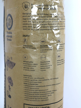 Włóknina Do Ściółkowania BIO Hemp Cover – 0,8x5 m Agrimpex