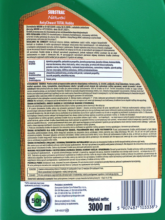AntyChwast Total – Na Chwasty Bez Glifosatu – 3 l Substral
