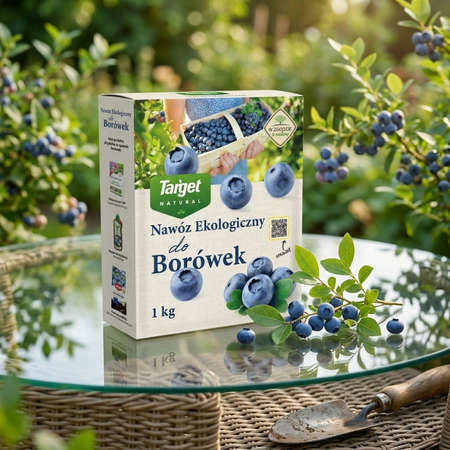 Ekologiczny nawóz do borówek wspierający plonowanie i rozwój korzeni roślin jagodowych – 1 kg Target