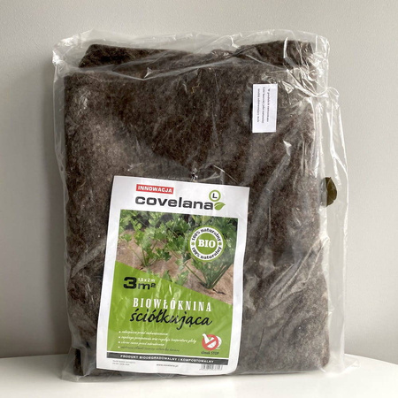 Biowłóknina Mata Ściółkująca Covelana – 1,5x2m Poltops