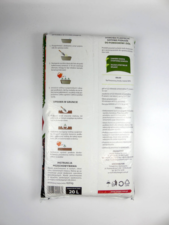 Ziemia Podłoże Do Pomidorów i Ziół – Domowa Plantacja – 20 l Target