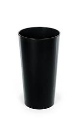 Osłonka Doniczka Ø250 mm Lilia – Czarna – Lamela