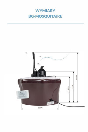 Pułapka Na Komary BG Mosquitarie + BG Booster CO2 – Biogents