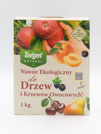 Ekologiczny nawóz do drzew i krzewów owocowych wspierający owocowanie – 1 kg Target