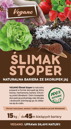 Ślimak Stoper – debris wapniowy ze skorupek jaj 15 kg Vegano