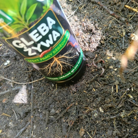 Gleba Żywa (efekt pracy dżdżownic) wermikompost w płynie do warzyw, owoców, trawnika i roślin ozdobnych – 1 l Vegano