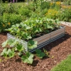 Warzywniak – podwyższona grządka – ocynk – Vegano - 150 x 75 x 30 cm