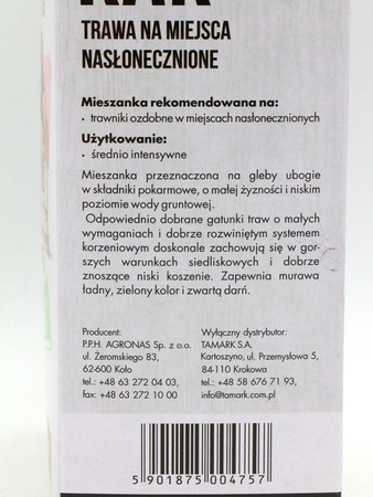 Dakar – Trawa Na Miejsca Nasłonecznione – 500 g Target