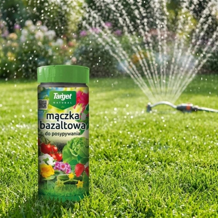 Mączka bazaltowa – nawóz mineralny do posypywania – na szkodniki roślin –  900 g Target