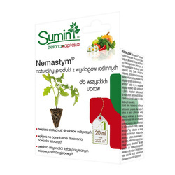 Nemastym – aktywuje pożyteczne mikroorganizmy w glebie – wspiera ukorzenianie – 20 ml Sumin