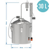 Destylator klasyczny CONVEX 30L- 1 odstojnik Browin