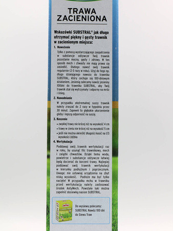 Trawa Do Cienia – Nasiona Otoczkowane – Substral 1 kg