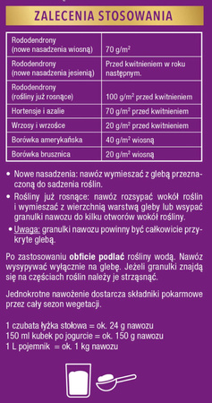 Nawóz do rododendronów długo działający – 850 g Compo