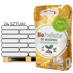 Bio ziemia do wysiewu - Paleta 24x50 l Ekagro