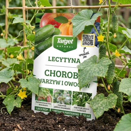 Lecicrop na choroby warzyw i owoców – mączniak prawdziwy, kędzierzawość liści brzoskwini – 25 ml Target