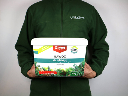 Nawóz do iglaków wzmacniający wybarwienie igieł z magnezem – 4 kg Target