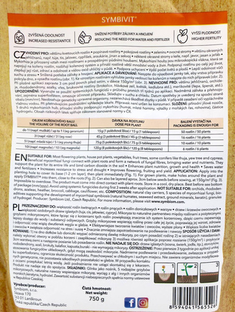 Mikoryza Symbivit – Uniwersalna – 750 g Symbiom
