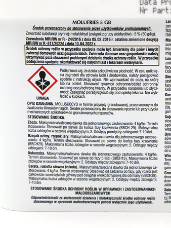 Molufries 5 GB – Na Ślimaki – 1 kg Sumin