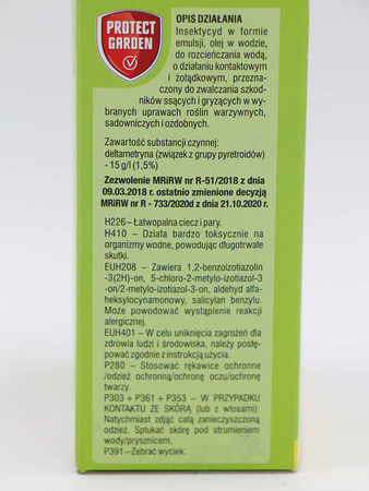Deltam – Zwalcza Szkodniki Roślin – 30 ml Protect Garden