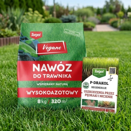 Aerograss biologiczny aerator do trawnika – 50 g Vegano + Nawóz wysokoazotowy Vegano do trawnika – 8 kg Vegano (ZESTAW)