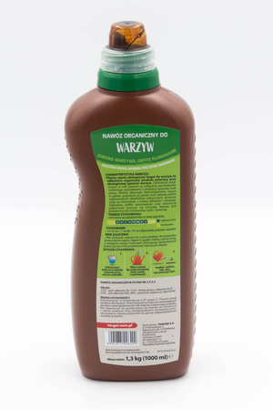 Ekologiczny nawóz do warzyw w płynie (pomidorów, papryki, ogórków, bakłażana, dyni, kapustnych) – 1 l Target
