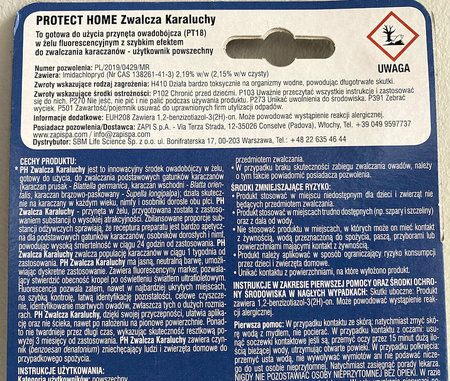 Zwalcza Karaluchy – Strzykawka Trutka – 5 g Protect Home