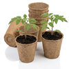 Doniczki z włókna kokosowego okrągłe – średnica 6 cm, wysokość 6 cm x 24 szt. Green Star