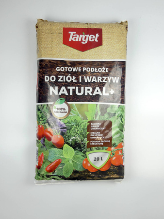 Gotowe Podłoże Ziemia Do Ziół i Warzyw – Natural+ – 20 l Target
