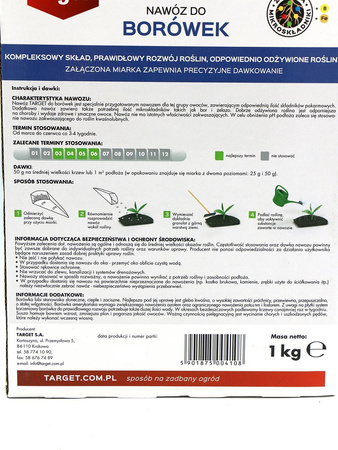 Nawóz do borówek z mikroelementami – 1 kg Target