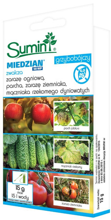 Miedzian 50 WP - na choroby drzew owocowych 15 g
