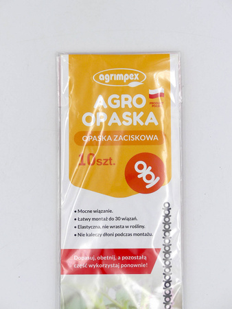 Agro Opaska – Opaska Zaciskowa Dla Roślin – 10 szt. Agrimpex