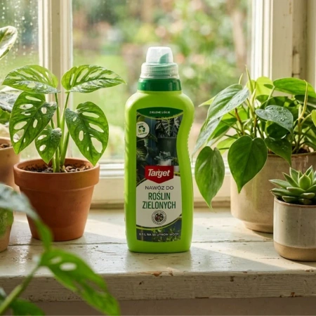Nawóz do roślin zielonych w płynie – poprawia kolor liści – 0,5 l Target