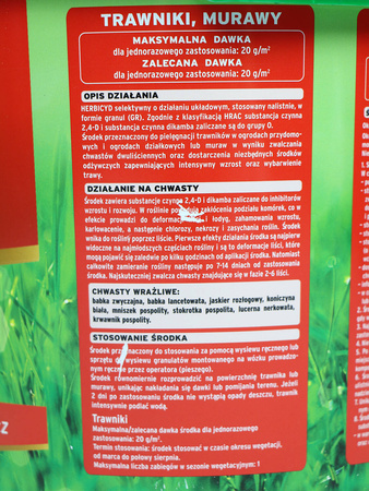 Nawóz Do Trawy Z Odchwaszczaczem – 100 Dni – 5 kg Substral