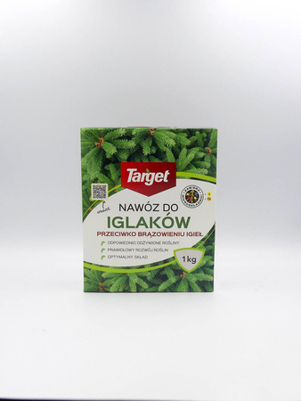 Nawóz do iglaków przeciw brązowieniu igieł – 1 kg Target