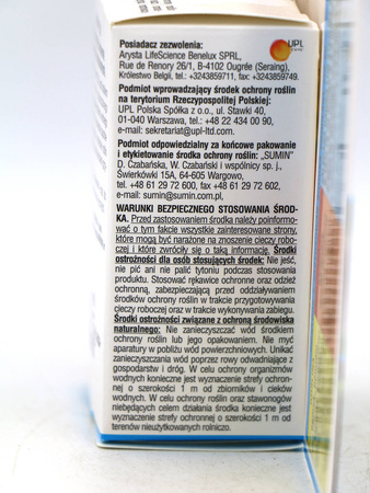 Proplant 722 SL Zwalcza Fytoftorozę, Zgorzel Zgnilakową, Mączniaka Rzekomego – 5 ml Sumin