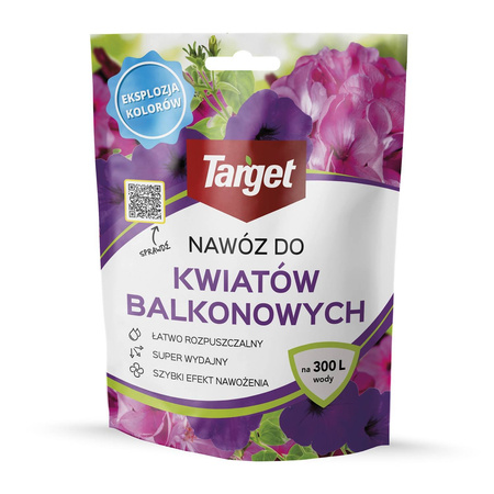 Nawóz do roślin balkonowych w proszku (rozpuszczalny) – wspiera kwitnienie – 150 g Target