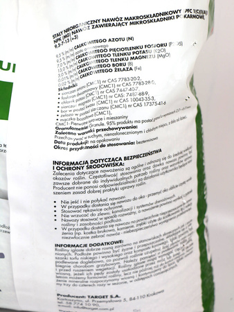 Nawóz do iglaków i tui z mikroelementami – zapobiega brązowieniu igieł – 15 kg Target