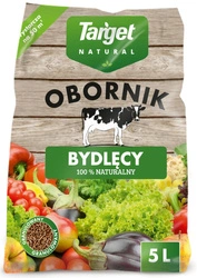 Obornik bydlęcy granulowany – nawóz do warzyw, owoców, roślin doniczkowych i trawnika – 5 l Target