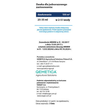 Chwastox Complex 260 EW – na trawniki– 100 ml Target