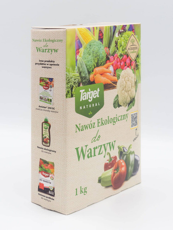 Ekologiczny nawóz do warzyw (pomidorów, papryki, bakłażana, marchwi, kapustnych i sałaty) – 1 kg Target