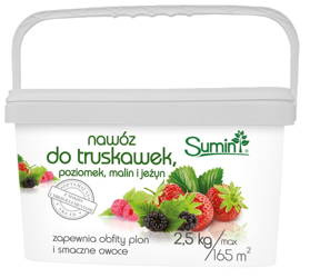 Nawóz do truskawek, poziomek, malin i jeżyn – 2,5 kg Sumin