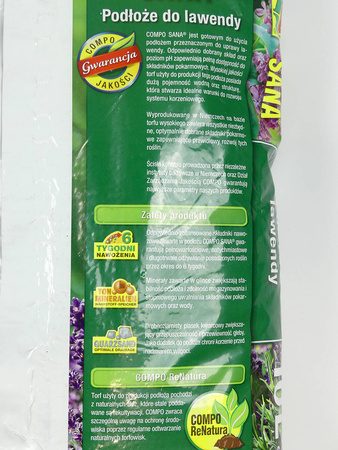 Ziemia Podłoże Do Lawendy – 10 l Compo