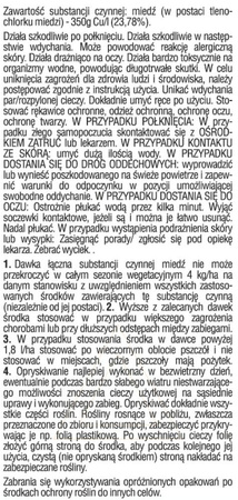 Miedzian Extra 350 SC - na choroby drzew owocowych 10 ml