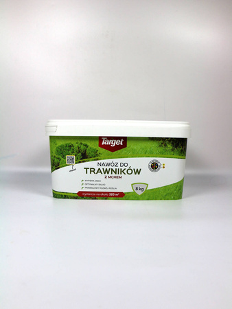 Nawóz do trawnika z mchem (wspiera usuwanie mchu) – 8 kg Target