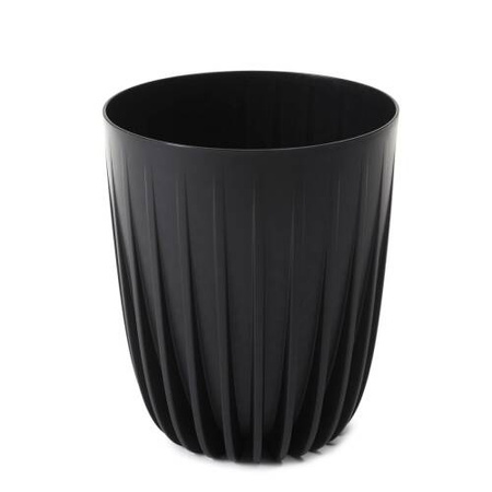 Doniczka Ø250 mm Mira Eco Recycled – Czarna – Lamela
