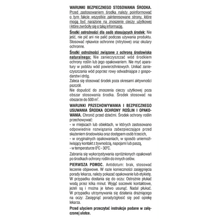 Chwastox Nowy Trio 390 SL zwalcza chwasty – 20 ml Sumin